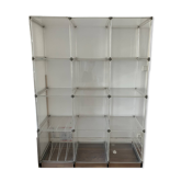 Étagère, bibliothèque en Plexiglas vintage