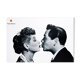 Apple think different :  lucille ball, desi arnaz, affiche originale