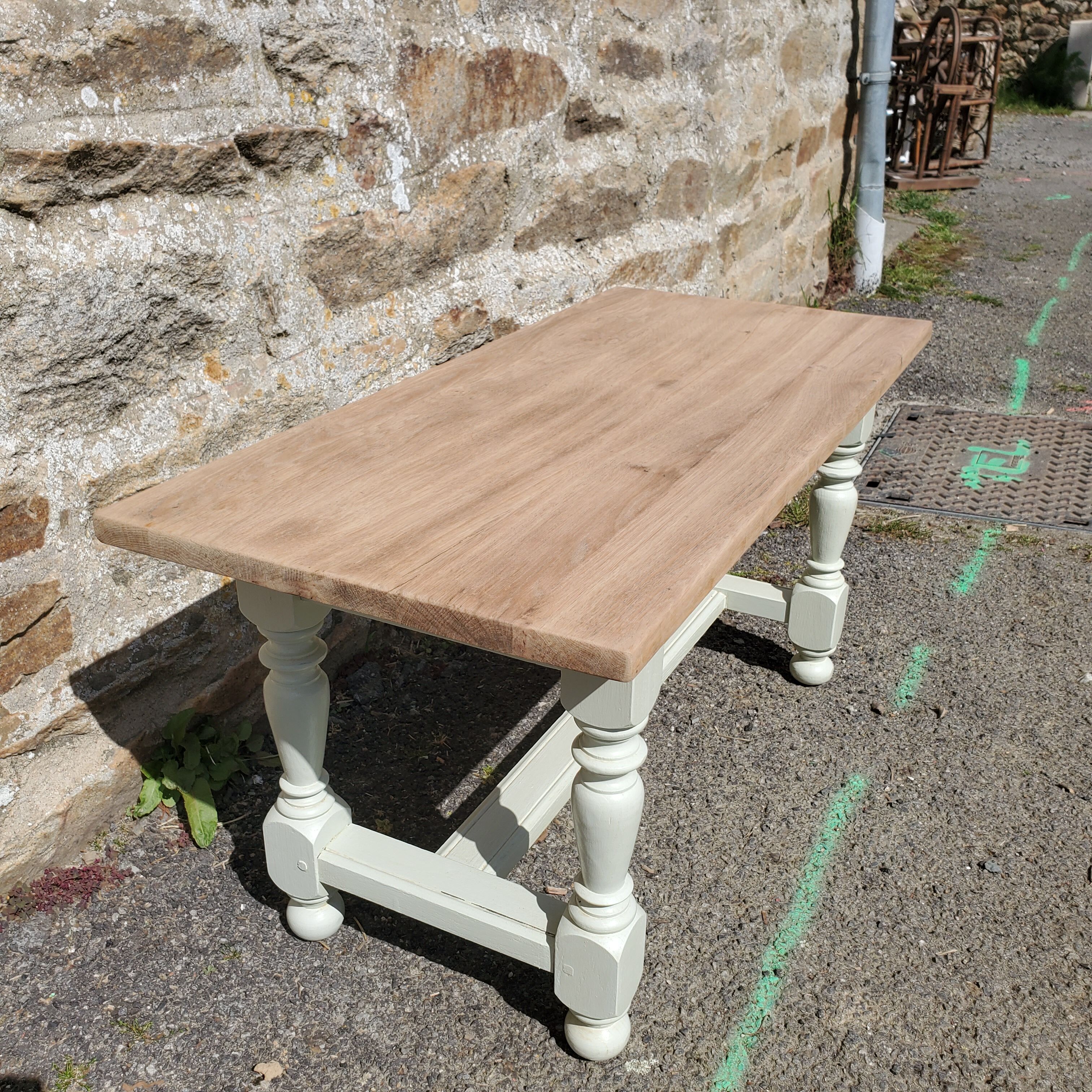 Rustic antique coffee table