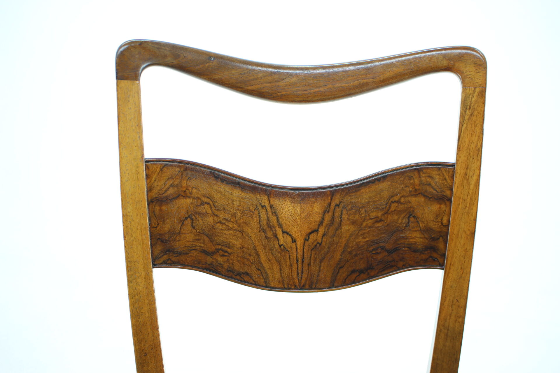 1930s Set of 4 Art Deco Dining Chairs, Czechoslovakia