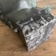 Greek head in patinated plaster with marble base