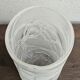 Vintage ice effect blown glass vase