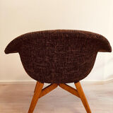 Hull armchair by Miroslav Navratil, years 1960