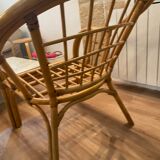 Rattan armchair