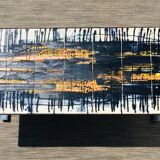 Belarti tiled coffee table. Vintage 60s