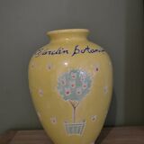 Yellow vase "the botanical garden"