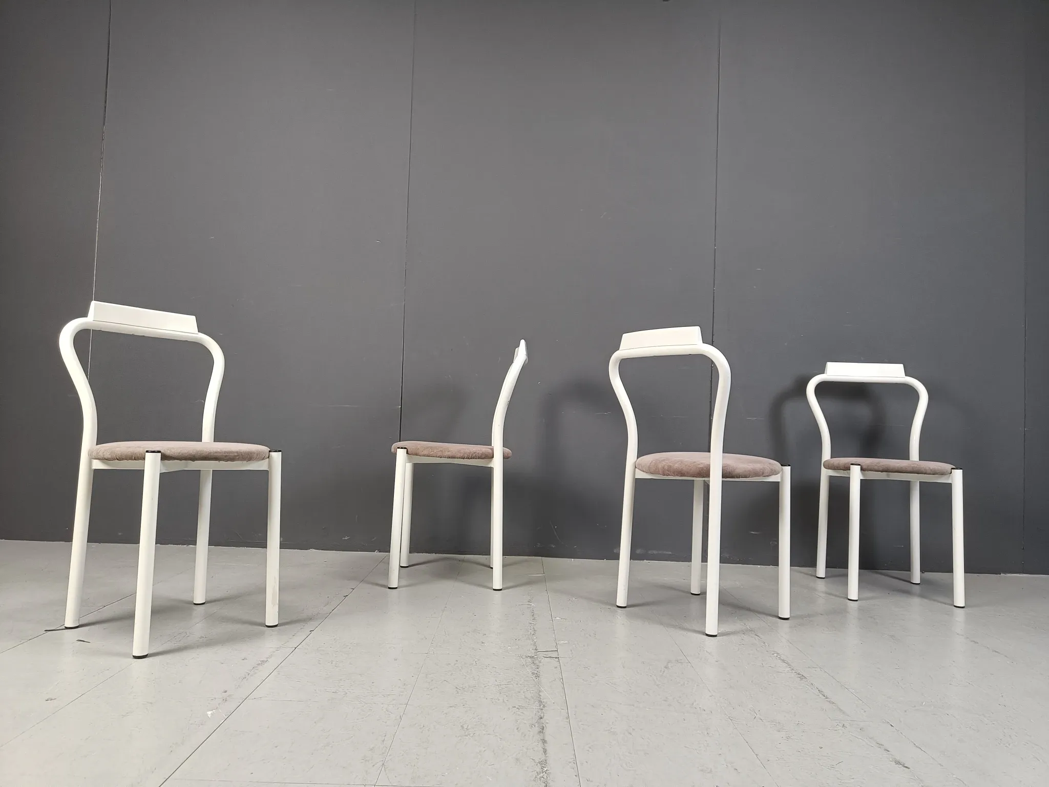Vintage dining chairs by Calligaris, 1980s