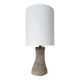 Lampe de bureau ou de table granit pierre sculptée 1970