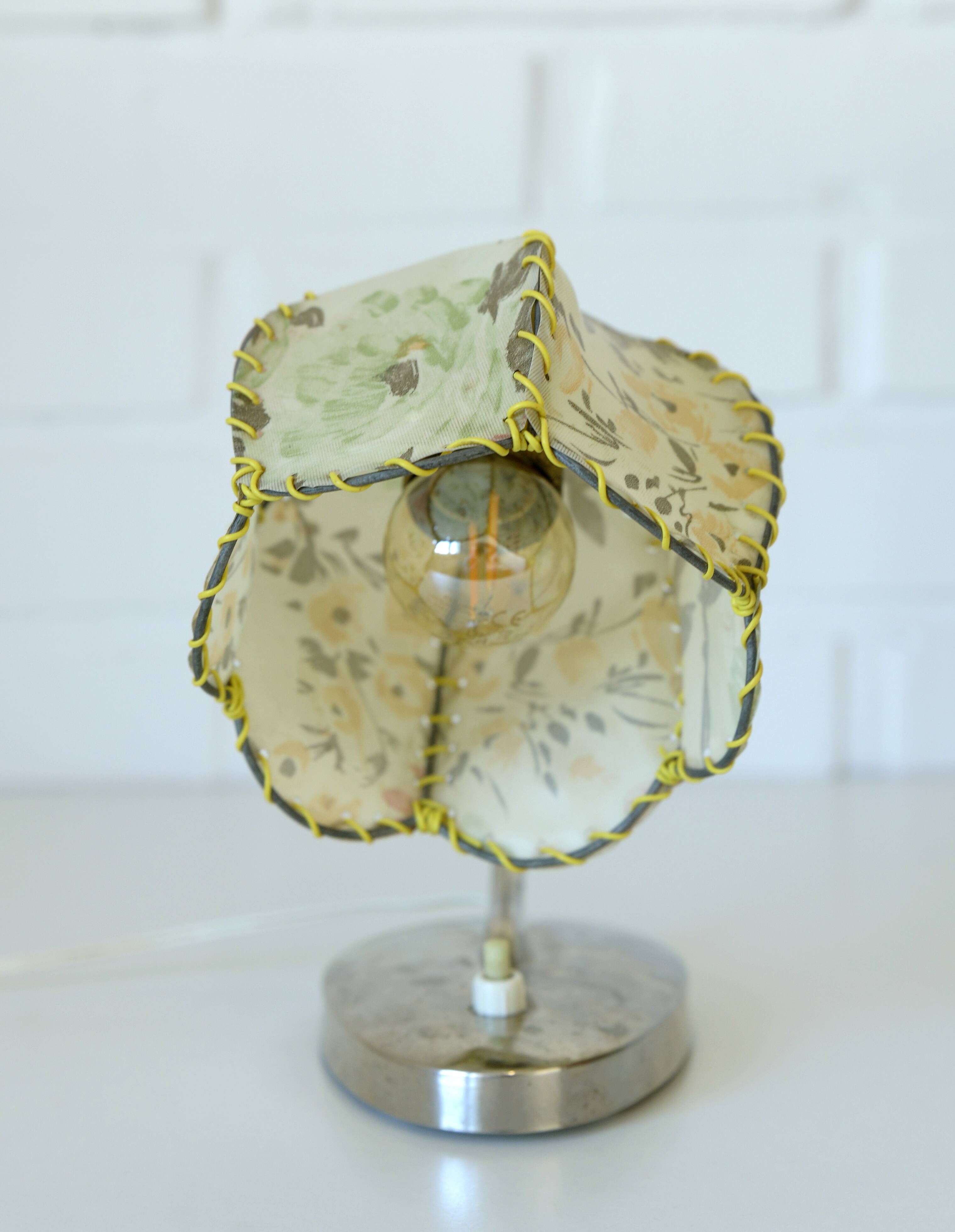 Vintage bedside lamp table light Yugoslavia 1950s lighting