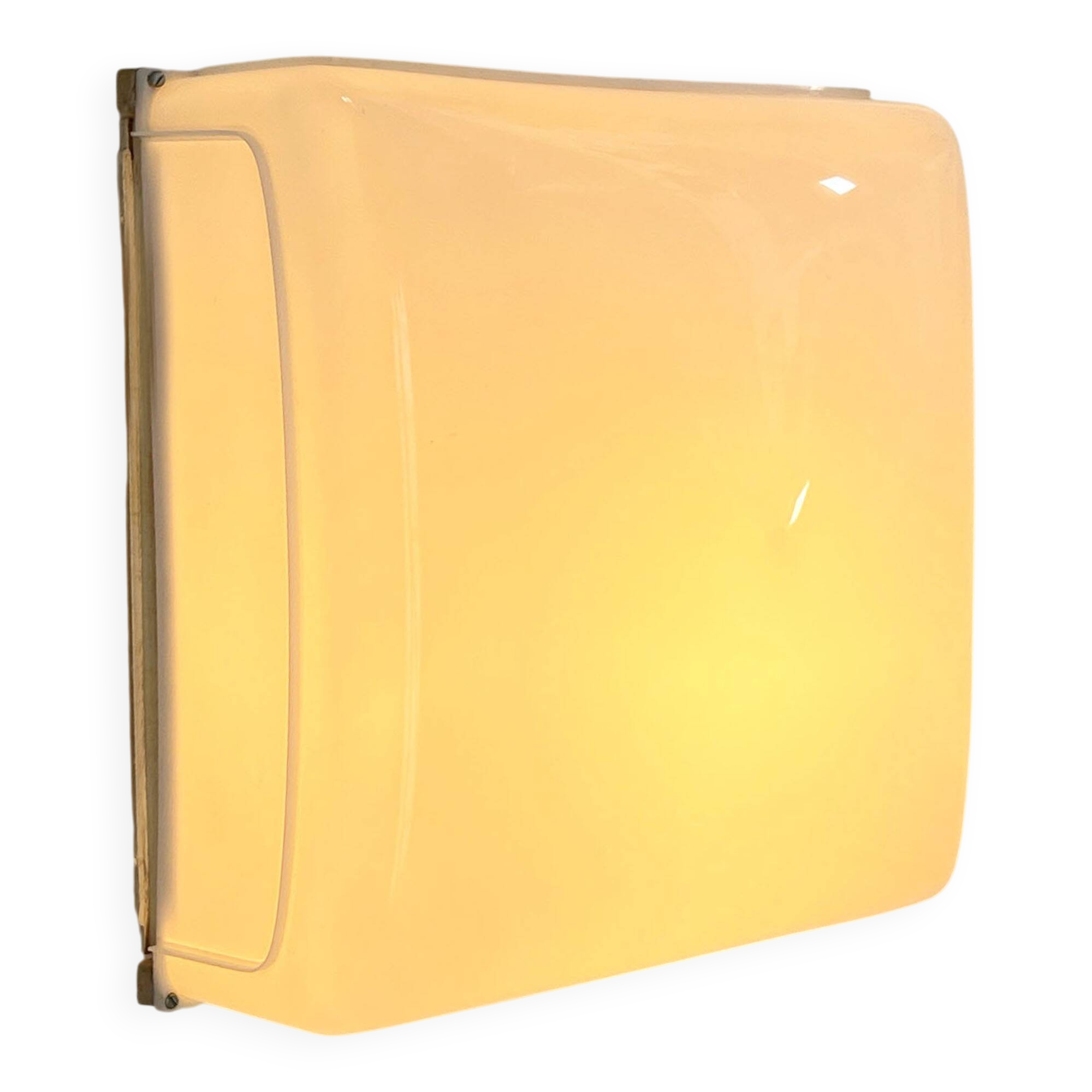 White Cnosso Wall Lamp by Angelo Mangiarotti for Artemide, 1960