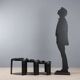 Low tables Kartell design Giotto Stoppino Italy 1970s