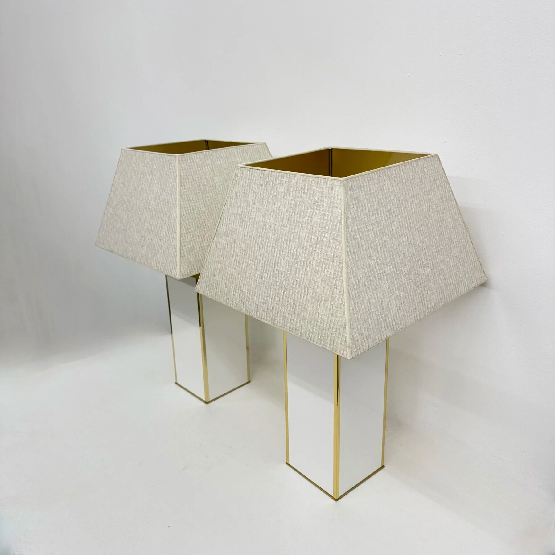 Paire de lampes de table de style Maison Jansen, années 1970