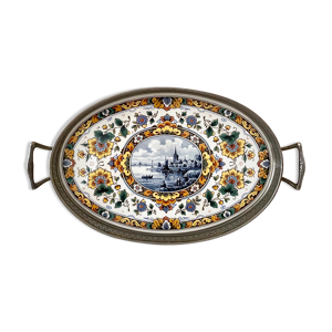 plateau en porcelaine