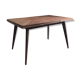 Extendable table with compass feet