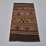 Vintage Anatolian Decorative Kilim