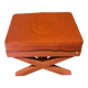Pink corduroy pouf