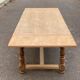 Table à manger de ferme extensible rénovée en chêne 20ème 170-250cm