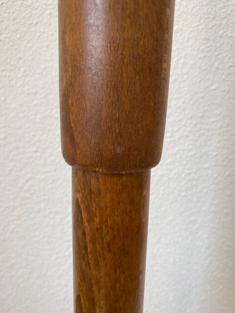 Wooden parrot coat rack