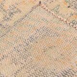 7x10 Vintage Peach Beige Large Area Turkish Vintage Rug, 195x313Cm