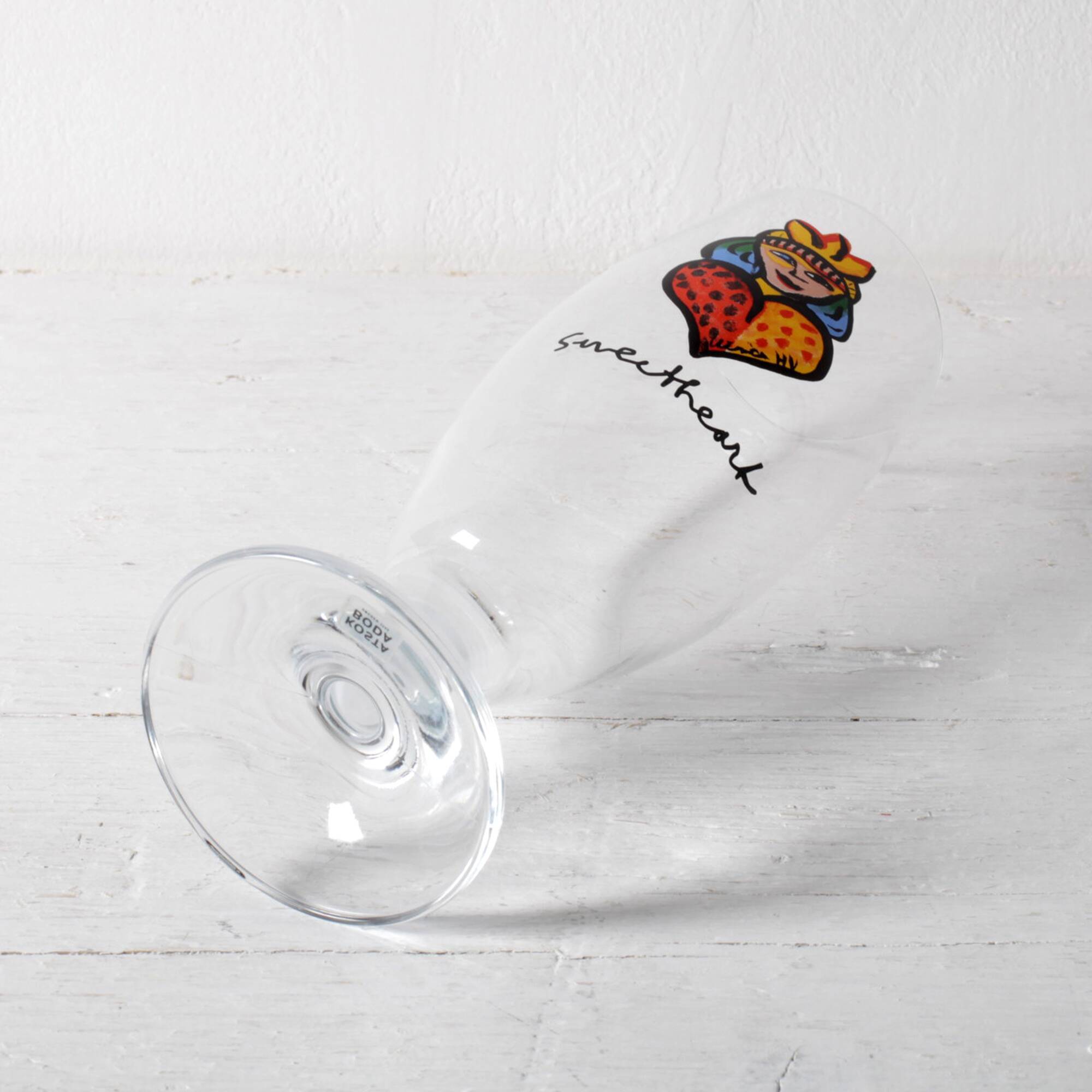 Crystal Glasses Friedsheep / Beer Kosta Boda Stemware/Ulrica Hydman Vallien
