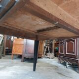 Table de ferme ancienne 2 tiroirs, 1m45