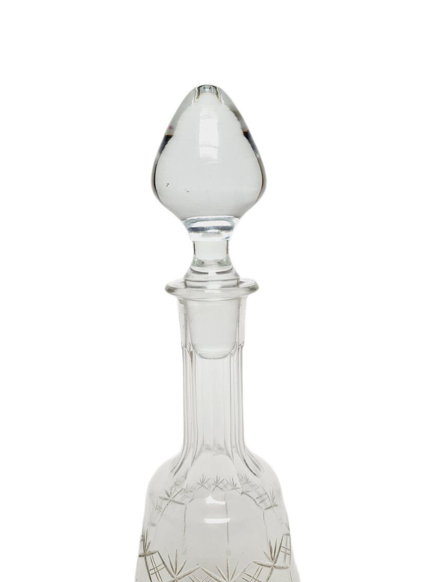 Art Deco crystal carafe, Germany, 1900s