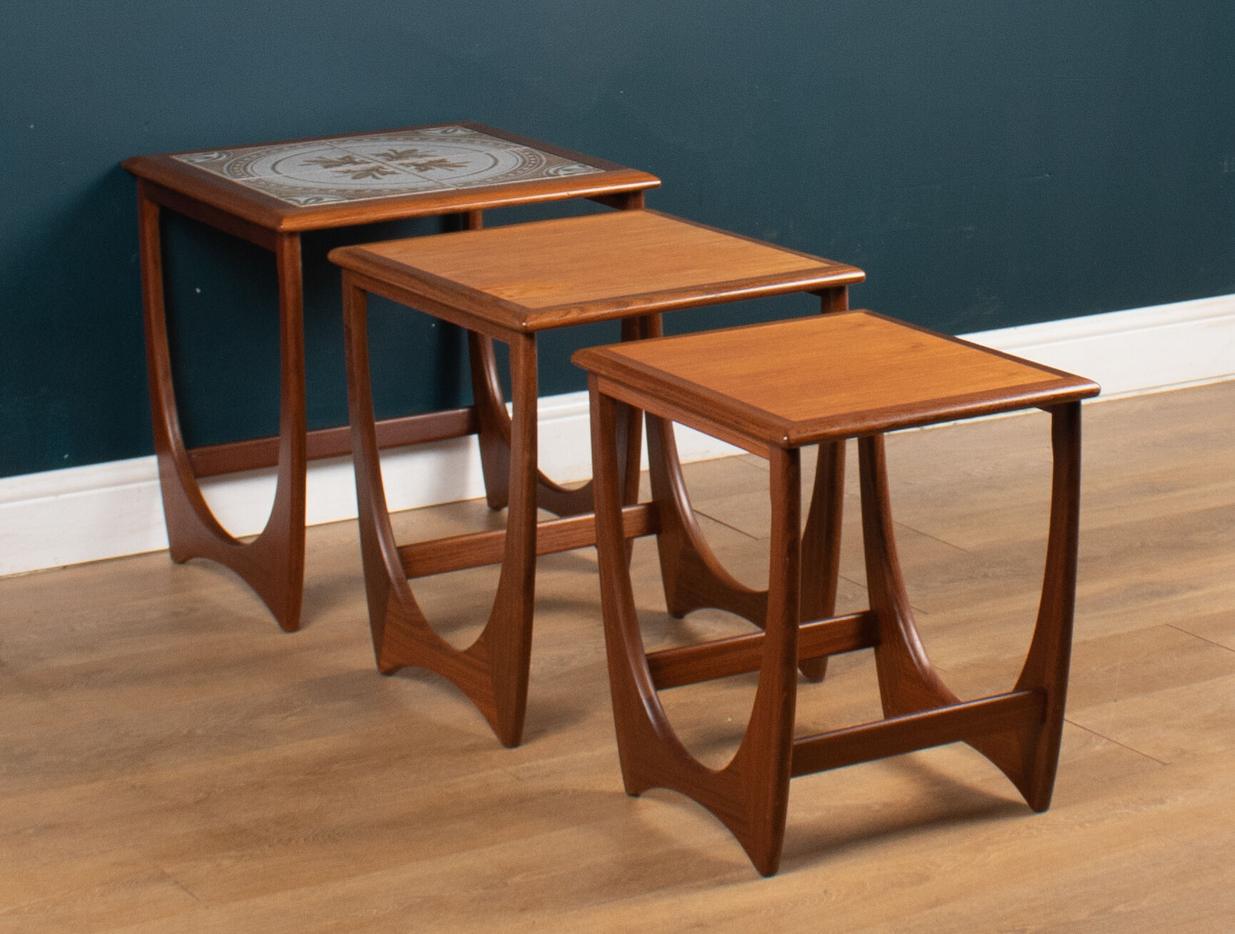 G plan fresco nest of three coffee tables 1960