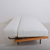 3-seater convertible sofa by designer Josef Pentenrieder Produced by Hans Kaufeld Germany.