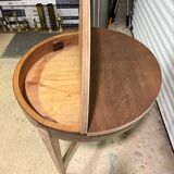 Round art deco chest table