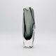 XXL Murano Sommerso Vase Alessandro Mandruzzato 27cm Grey Smoke