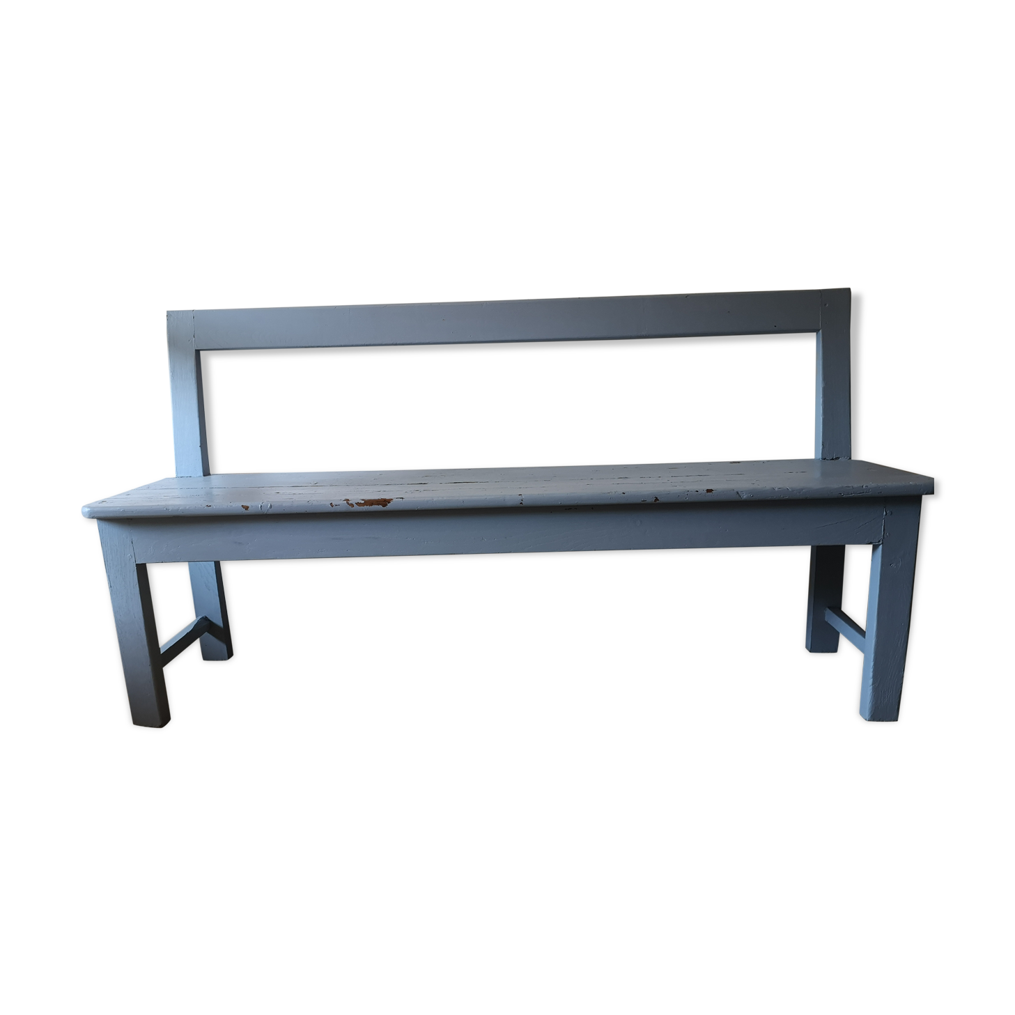 Vintage wooden church bench