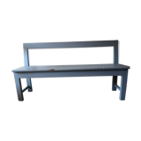 Vintage wooden church bench