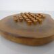 Handcrafted Wooden Solitaire Game, Germany, 1970s