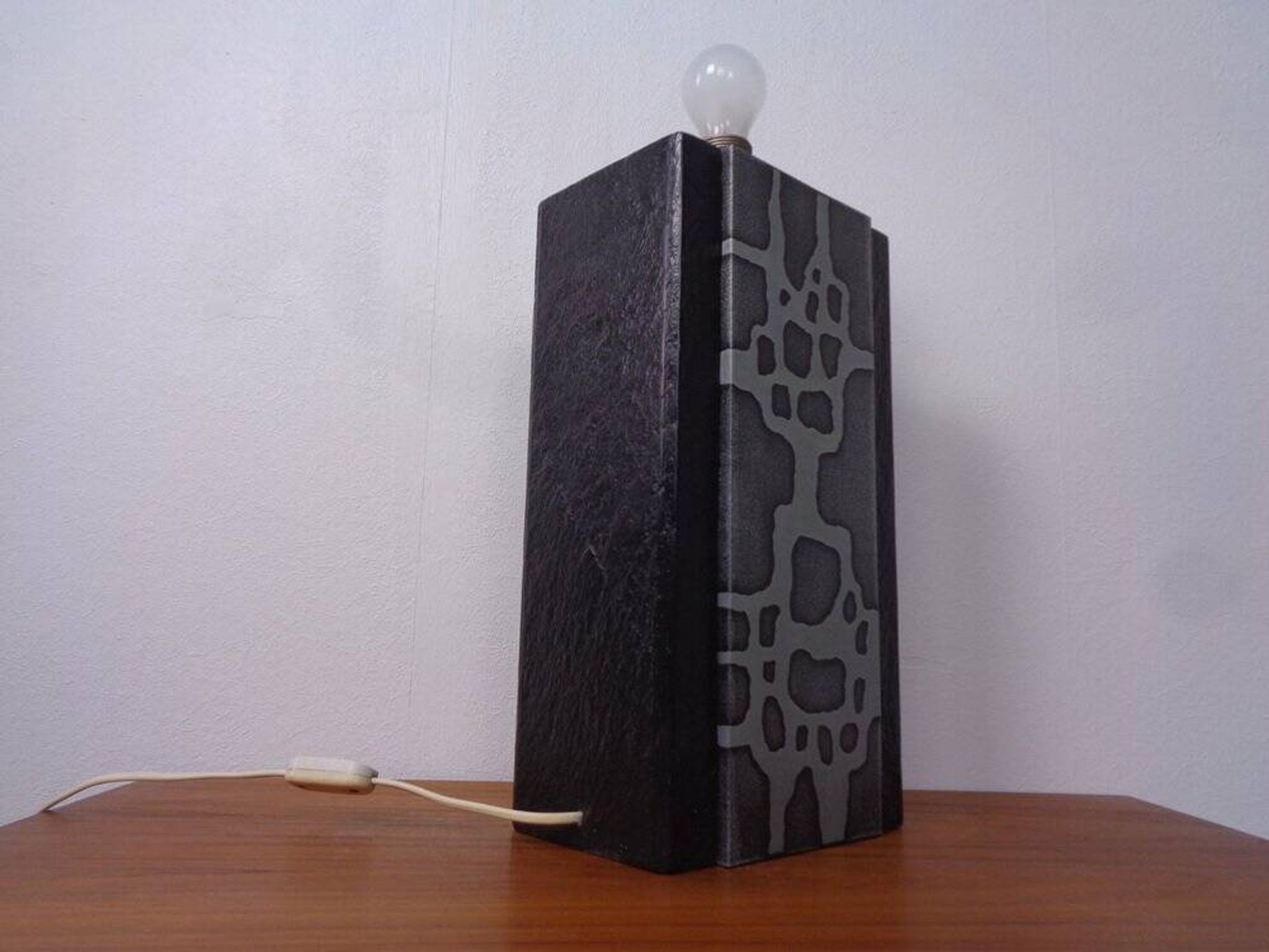 Brutalist Table Lamp from Temde, Switzerland, 1960s