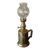 Lampe pigeon dorée