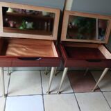 Pair of 60s bedside tables