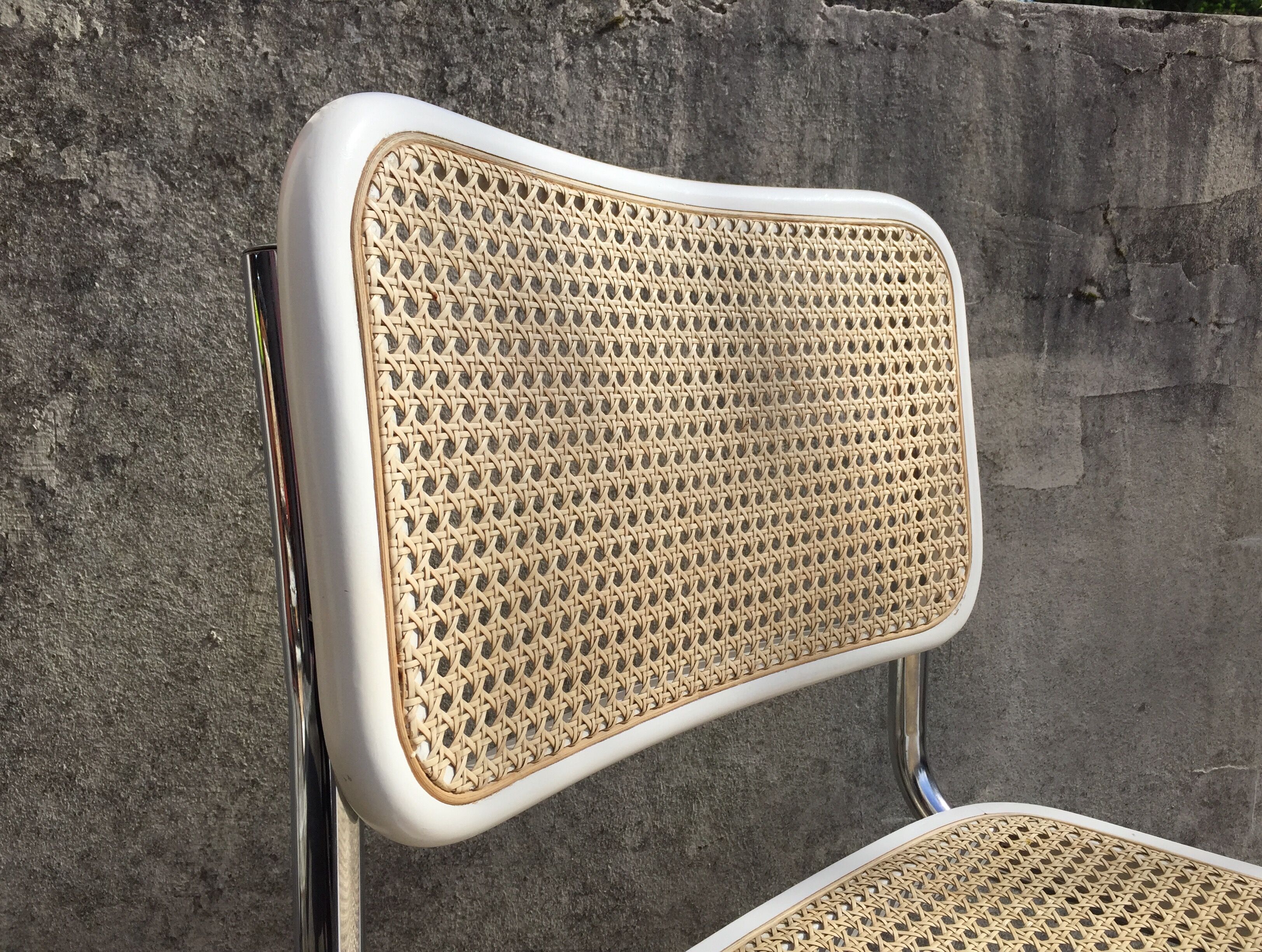 Chaise Marcel Breuer blanche