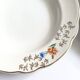 Lot de 4 assiettes creuses vintage Sarreguemines modèle Béarn fleurs