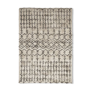 Tapis berbere ecru motif - tribal