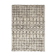 Carpet berbere ecru tribal pattern black 120x170 cm