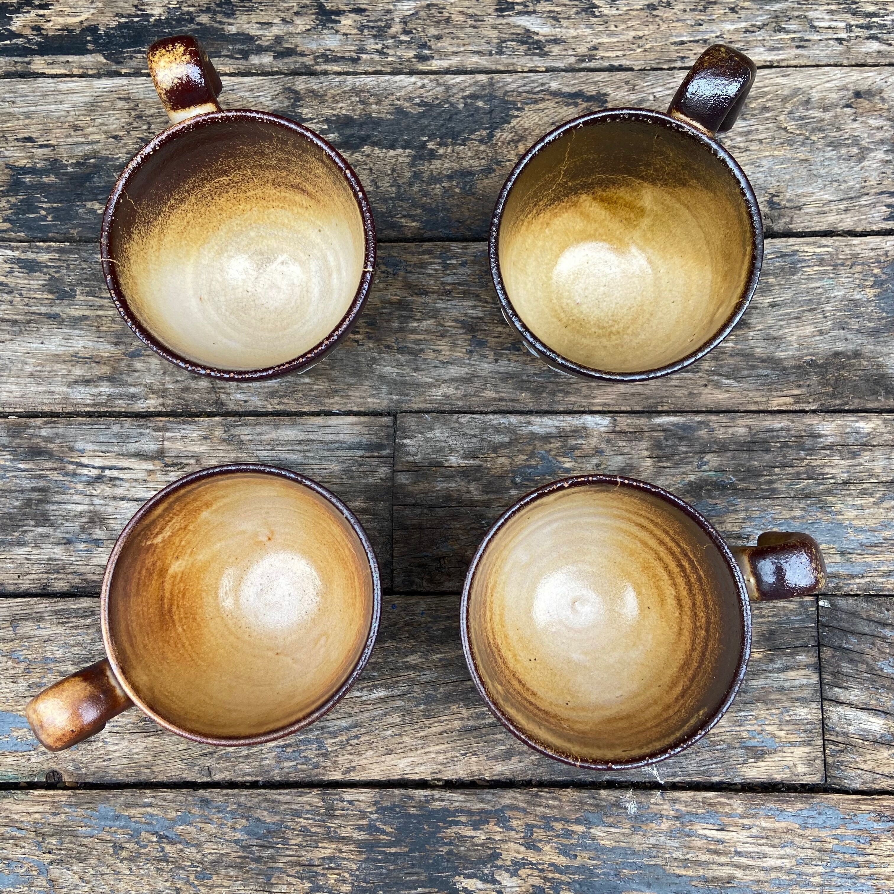 Set of 4 cups at coffee Vallauris 70