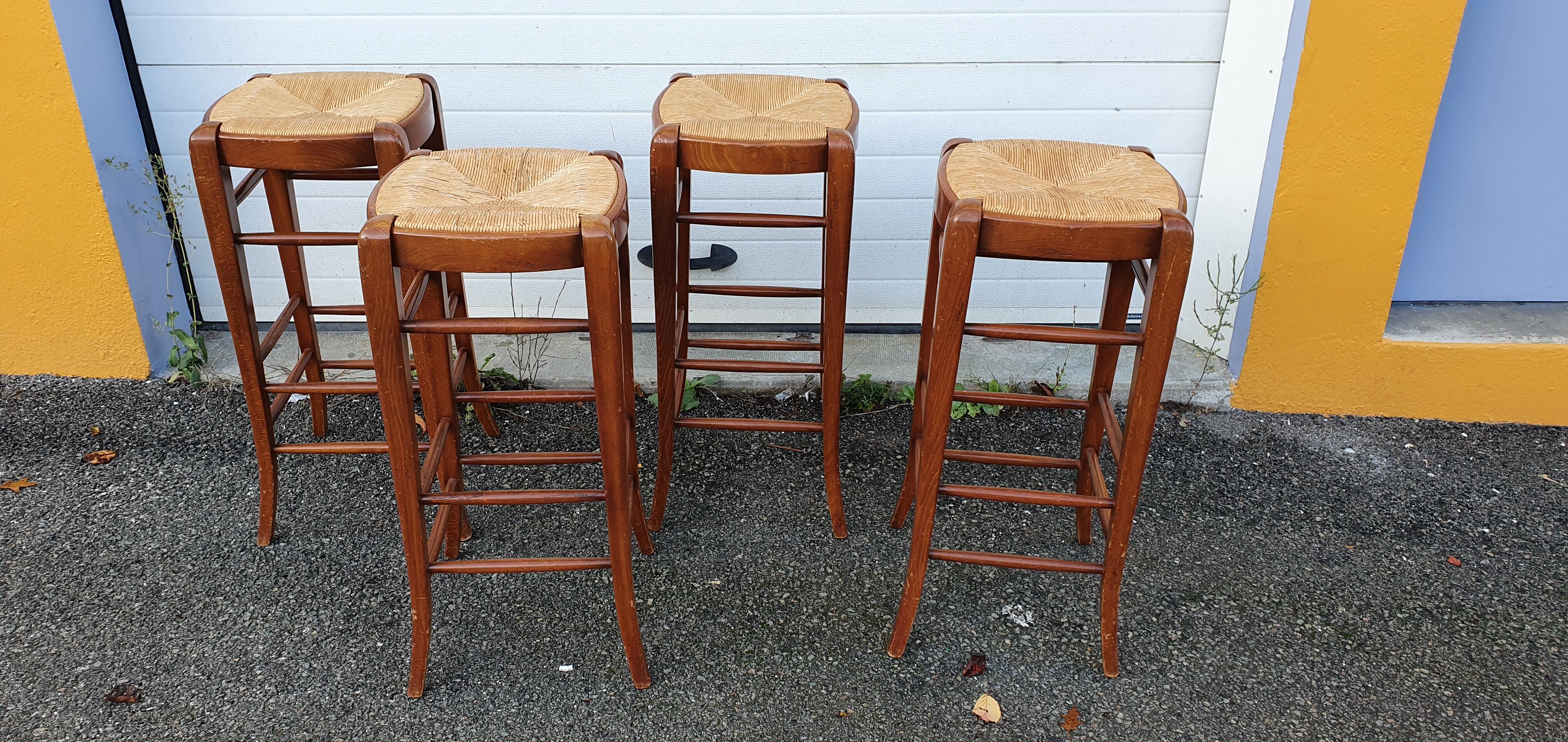 4 bar stools from 1980