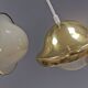 Two very beautiful and original ‘Bubi’ pendant lamps, Denmark, 1960s.