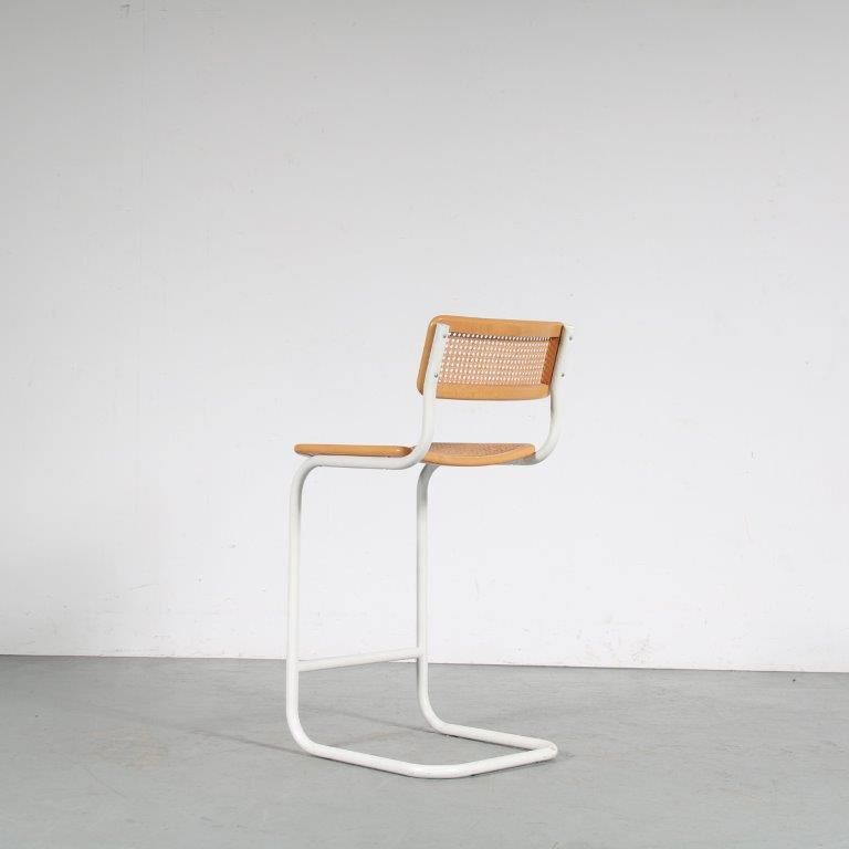 1970s “Cesca” bar stool by Marcel Breuer from Italy