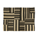 NOS Minimalist patchwork kilim by Axeco Svenska AB. 279 x 199 cm (110 x 78 in)