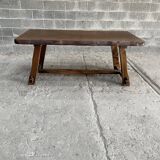 French brutalist table by Aranjou