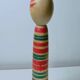 Vintage Japanese Kokeshi doll Naruko signed - Antique turned wood figurine craftsmanship Japan - Collectible item from the Showa period (1926–1989)