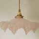Pink Clichy glass pendant lamp