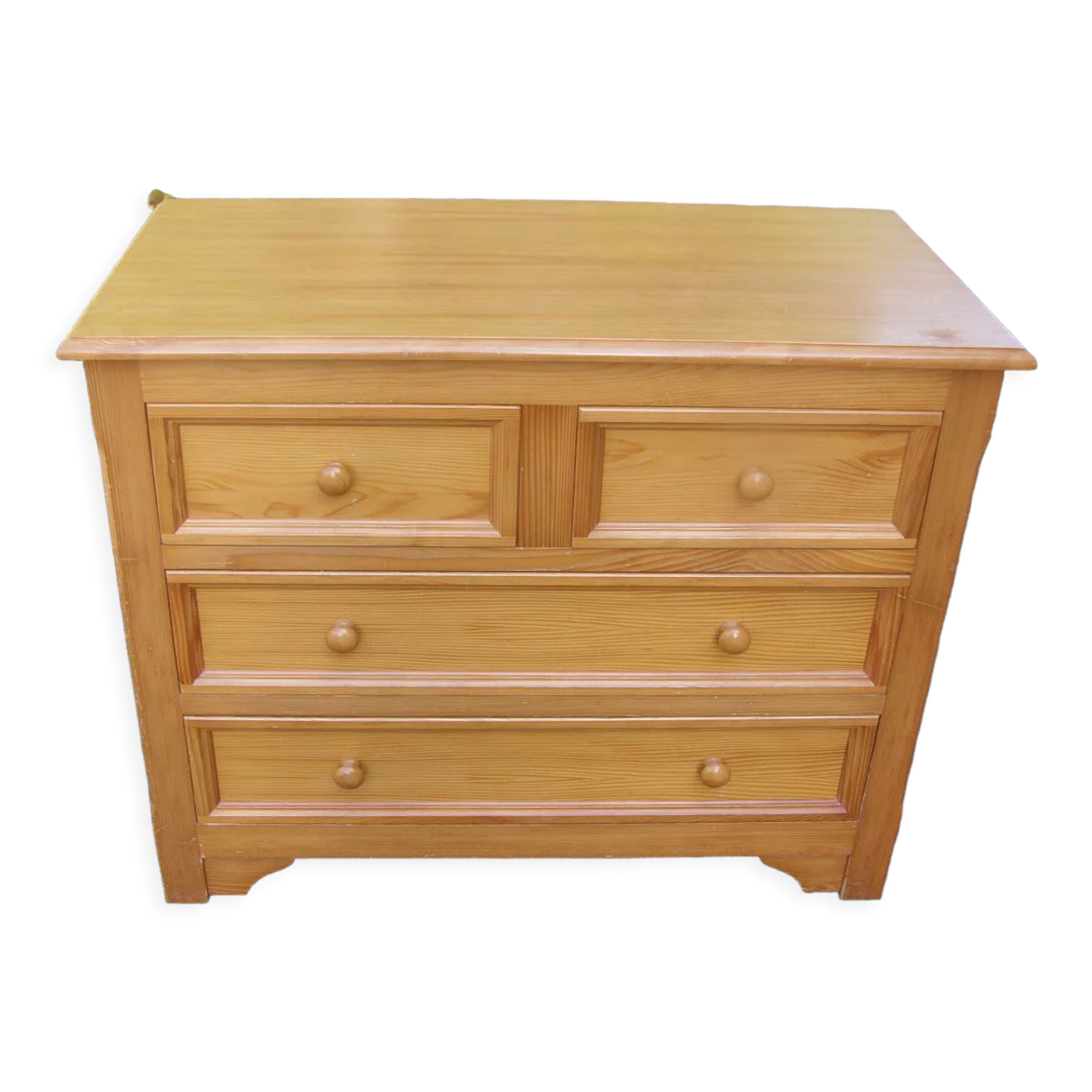 Solid wood chest of drawers 4 drawers