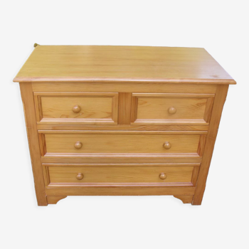 Solid wood chest of drawers 4 drawers